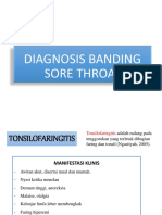 Diagnosis Banding Sore Throat