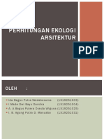 Perhitungan Ekologi Arsitektur