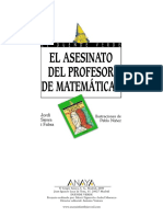 Asesinato Del Profesor de Matematicas PDF