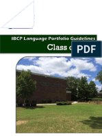 Language Portfolio Ibcp Guidelines Class 0f 2019