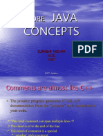 Core Java Concepts