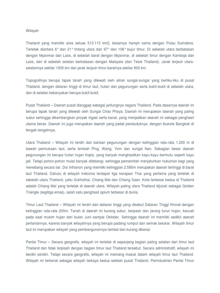 Keadaan Alam Thailand Pdf