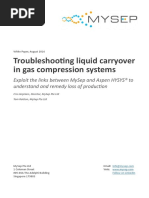 Troubleshooting Liquid Carryover in Gas Compression Systems MySep White Paper