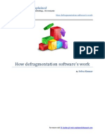 How Defragmentation Defragmentation Software's Work Software's Work