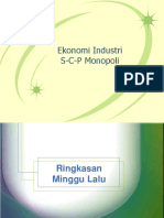 Ekonomi Industri SCP Monopoli