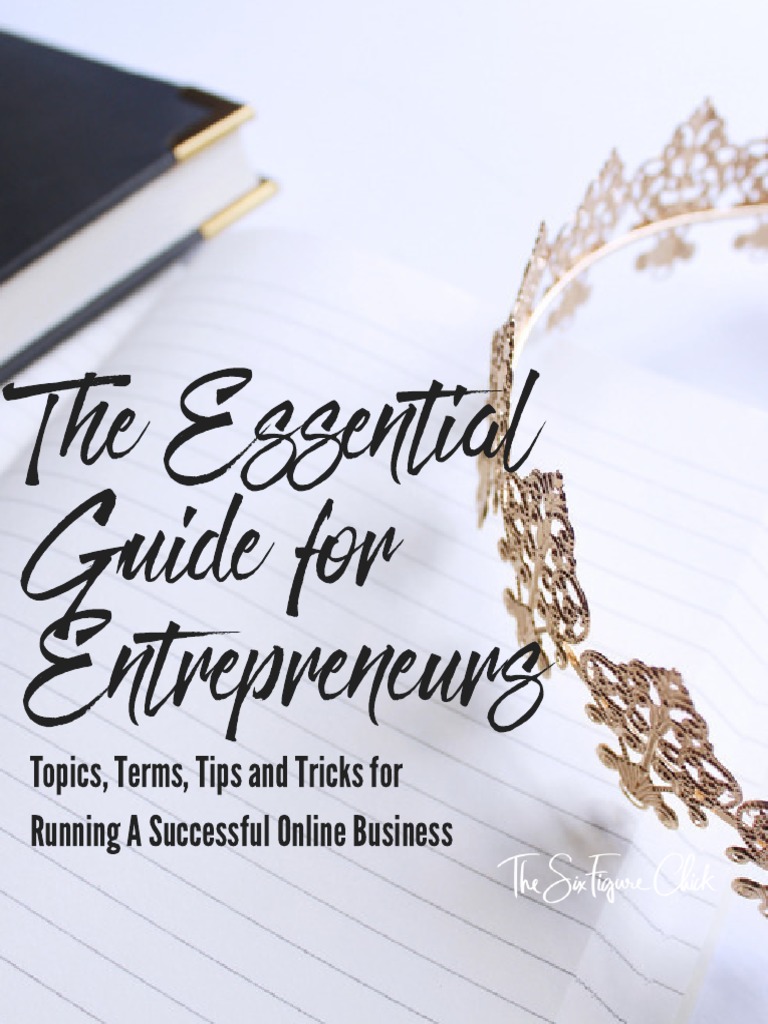 The Essential Guide For Entrepreneurs | PDF | Customer Relationship ...