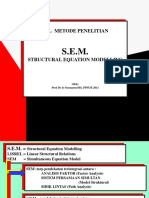 Metode Sem Structural Equation Modelling