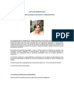 EJEMPLO de Carta de Presentaci-n Jaime Rafael Castro COSTOS Y PRESUPUESTOS