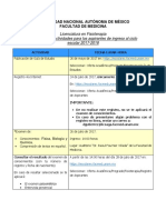 Calendario Actividades LF2017