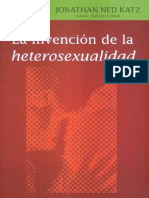 Jonathan Ned Katz La Invencion de La Heterosexualidad PDF