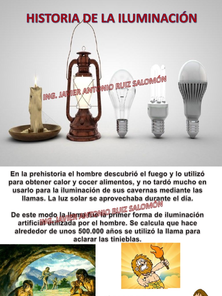 Historia de La Iluminación | PDF | Encendiendo | Óptica
