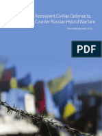 Nonviolent Civilian Defense to Counter Russian Hybrid Warfare by Maciej Bartkowski, Ph.D.