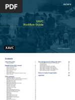 Sony XAVC Format Guidelines PDF