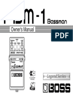 Boss FBM-1 Manual