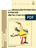 El Descubrimiento Infantil de La Mente (2a. Ed.) - J W Astigton PDF
