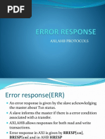 AXI Error Response