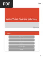 Lecture5 System Verilog Advanced Datatypes PDF