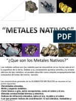 Diapositivas Metales Nativos