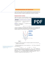Transformaciones de Funciones PDF