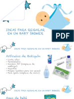 Ideas para Regalar en Baby Shower