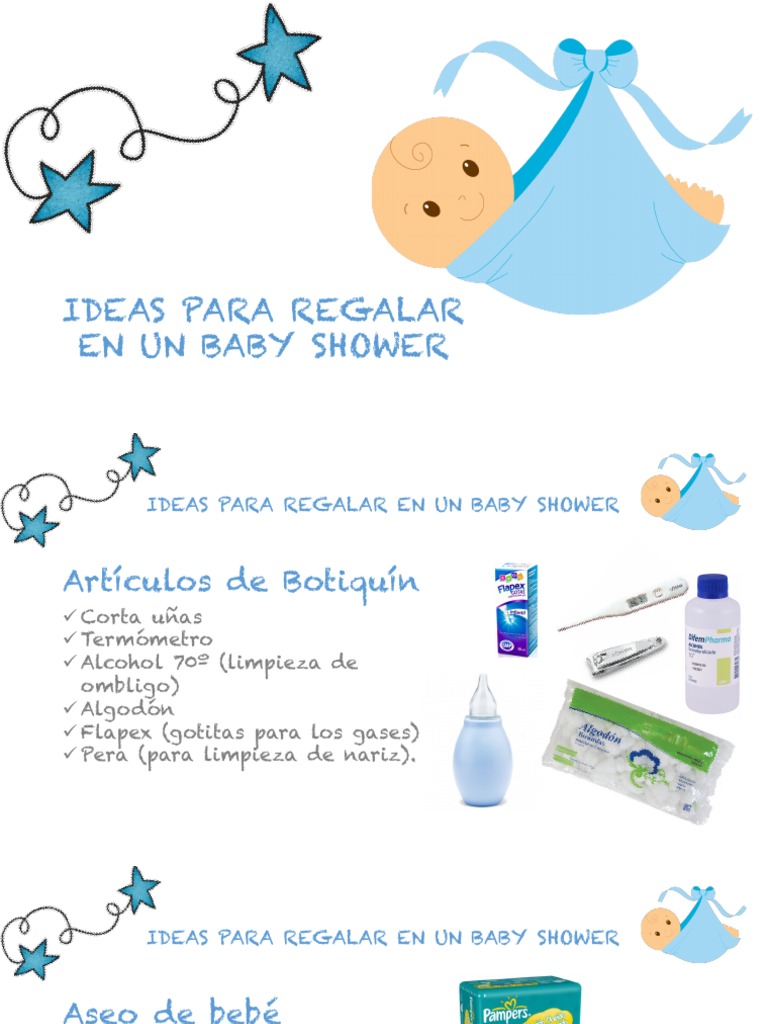 Ideas para Regalar en Baby Shower | PDF