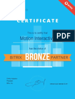 Partner Certificate
