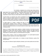 Constitucion Politica Del Estado Plurinacional de Bolivia PDF