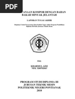 Download Laporan Tugas Akhir Kompor Dengan Bahan Bakar Minyak Jelantah by Kharimul Aziz SN36050483 doc pdf