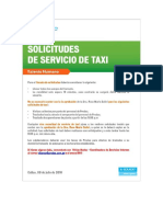 Solicitud de Taxi