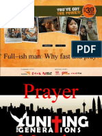" Full-Ish Man: Why Fast and Pray?