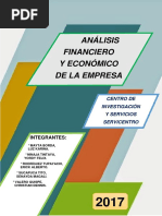 Análisis Financiero y Económico Del Centro de Investigación y Servicios SERVICENTRO FINAL