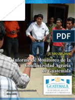 Conflictividad Agraria - Junio 2016