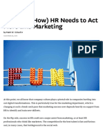 Why (and How) HR Needs to Act More Like Marketing