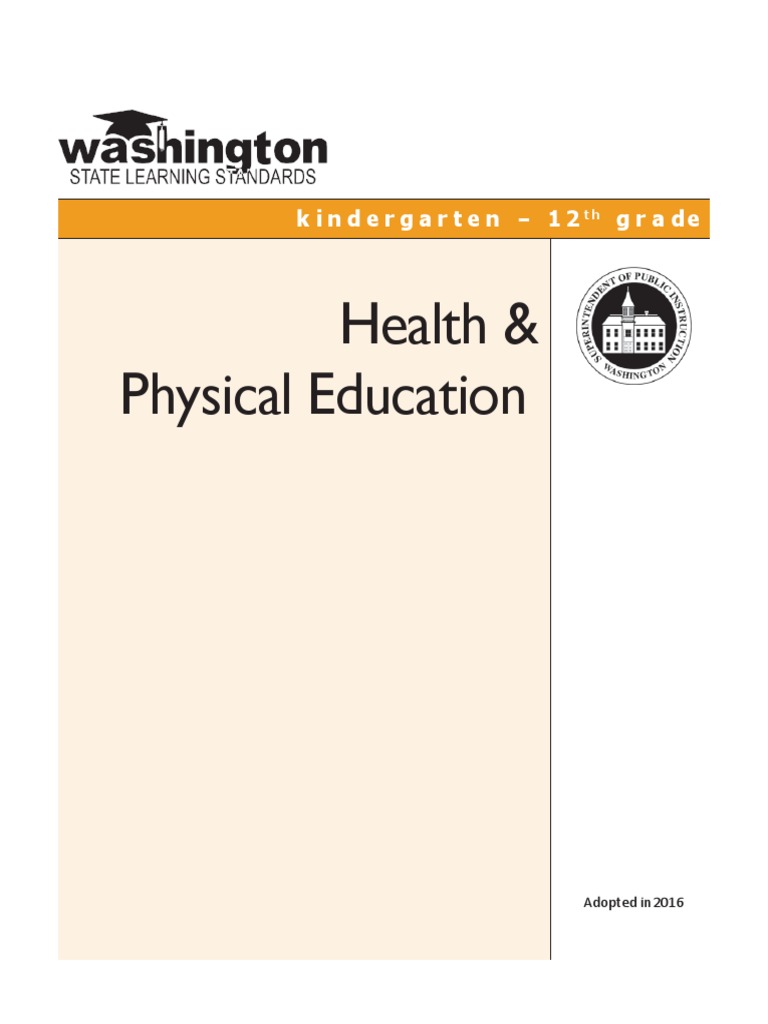 Washington K-12 Health & PE Standards | PDF | Health Education ...
