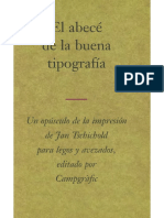 Jan Tschichold El Abecé de La Buena Tipografía