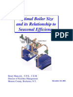 Optimal Boiler Size and Its Relation To Seasonal Efficiency PDF