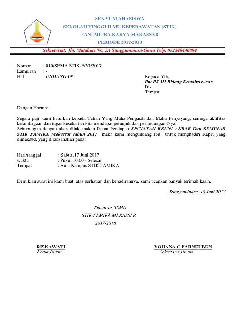 570 Contoh Undangan Rapat Reuni Gratis