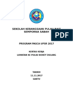 Kertas Kerja Lawatan 2017