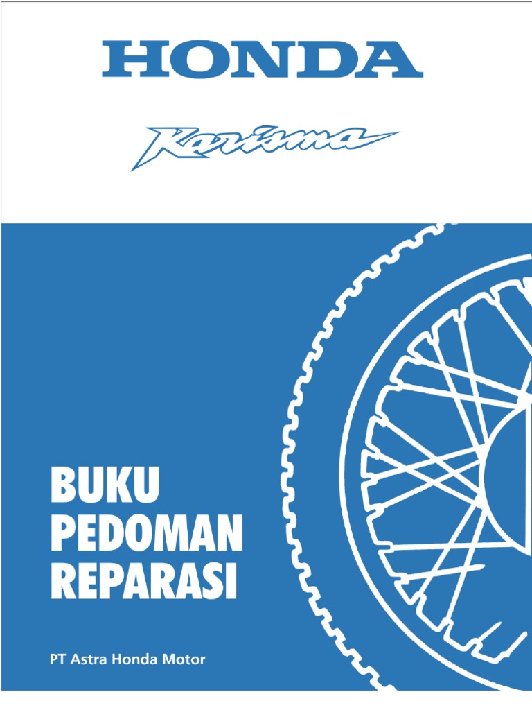 Buku Pedoman Reparasi Honda Karisma 125