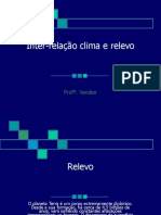 Relação entre clima e relevo no Brasil