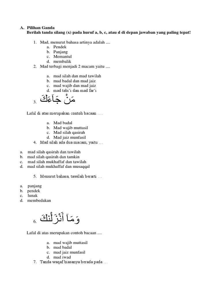 Soal Pai Docx