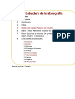 Estructura de Monografia