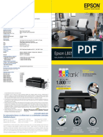 Folleto Epson EcoTank L805