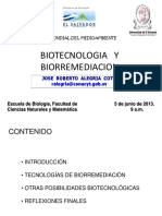 Ues Biotecnologia y Bioremediacion