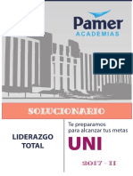 Examen de Admisión Solucionario