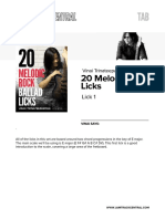 VT 20melodicballadlicks Lick1 Tab PDF