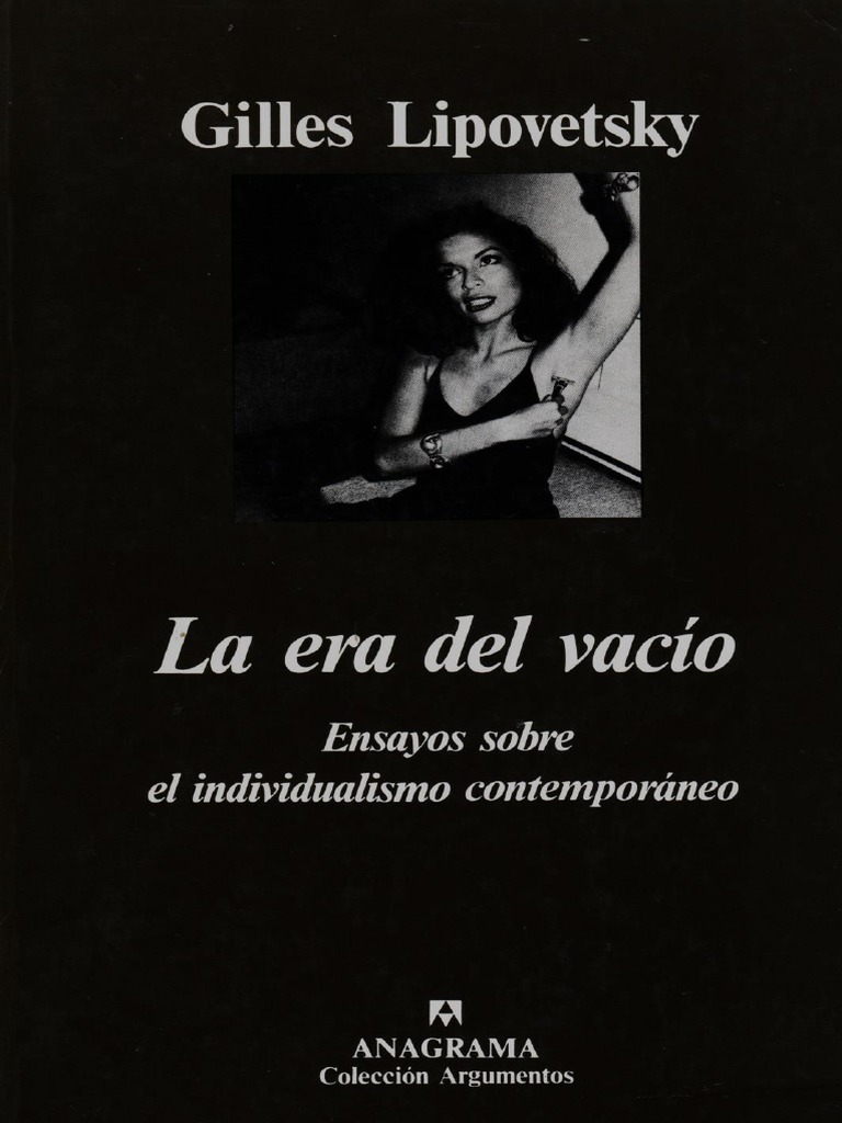 La era del vacío, Gilles Lipovetsky.pdf Economias Business