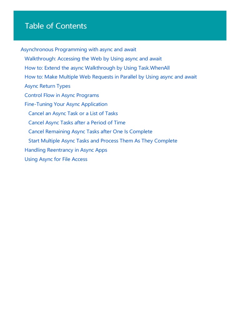 Async PDF | PDF | Extensible Application Markup Language | C Sharp ...