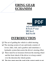 Steering Gear Mechanism