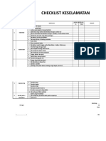 Checklist Keselamatan Dan Keamanan